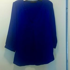 Blue 3/4 Sleeve shirt
